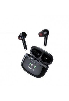 Бездротові Bluetooth навушники Awei TA8 із зарядним чохлом (Чорний)