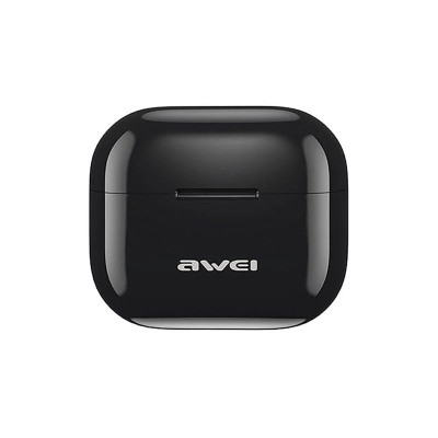 Бездротові Bluetooth навушники Awei T1 Pro із зарядним блоком (Чорний)