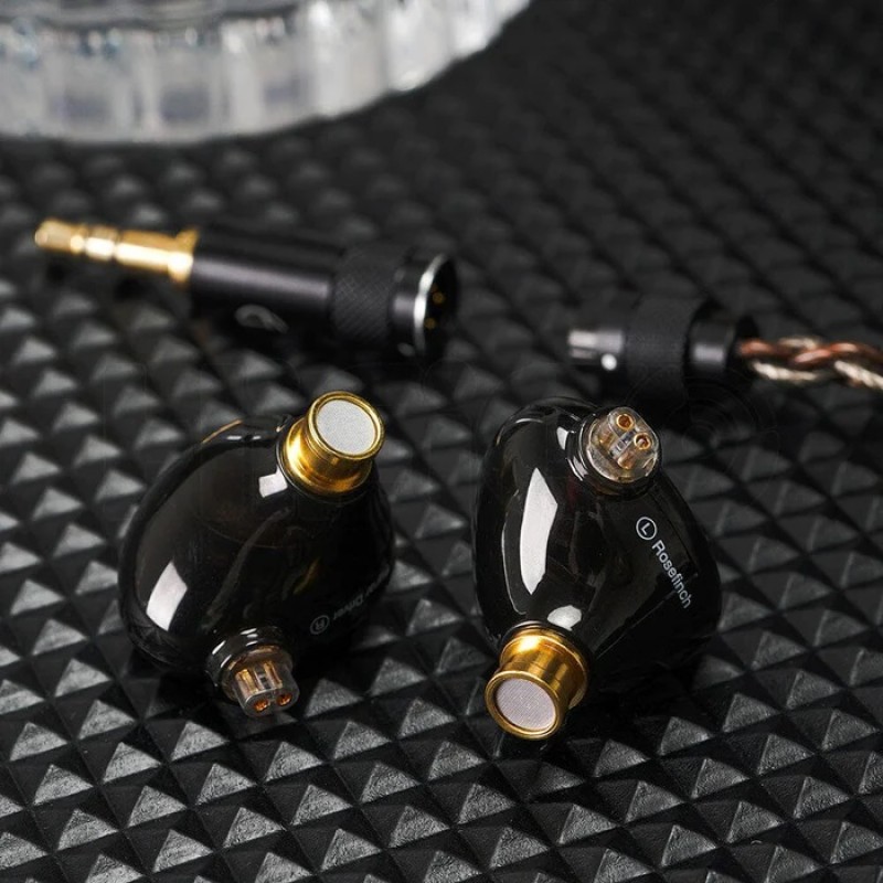 Планарні навушники TRN RoseFinch зі змінним аудіороз'ємом 3,5 мм (Чорний)