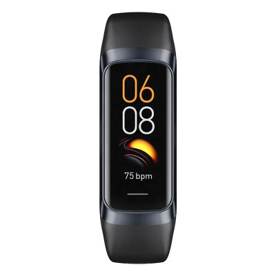 Фітнес-браслет Lemfo C60 з AMOLED-дисплеєм та пульсоксиметром (Чорний)