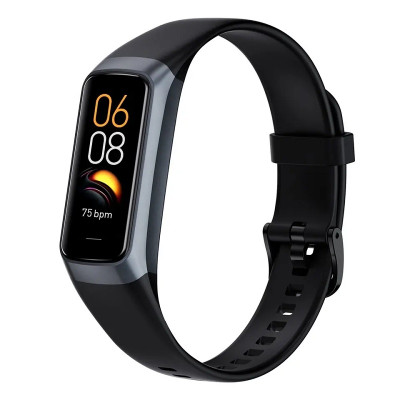 Фітнес-браслет Lemfo C60 з AMOLED-дисплеєм та пульсоксиметром (Чорний)