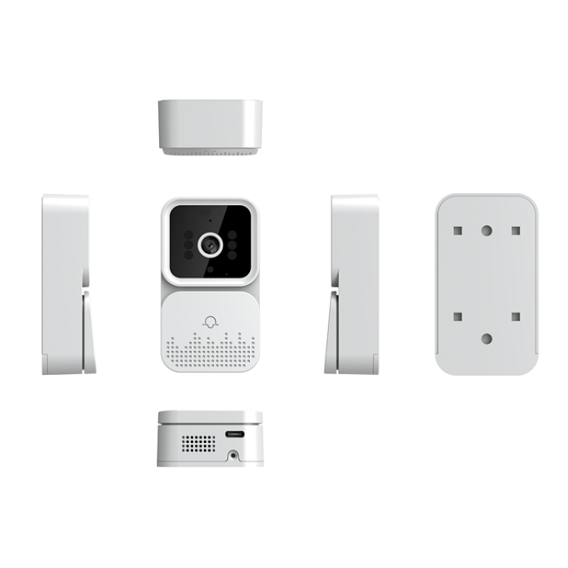 Бездротовий дверний відеодзвінок WiFi Smart Doorbell M6 (Білий)