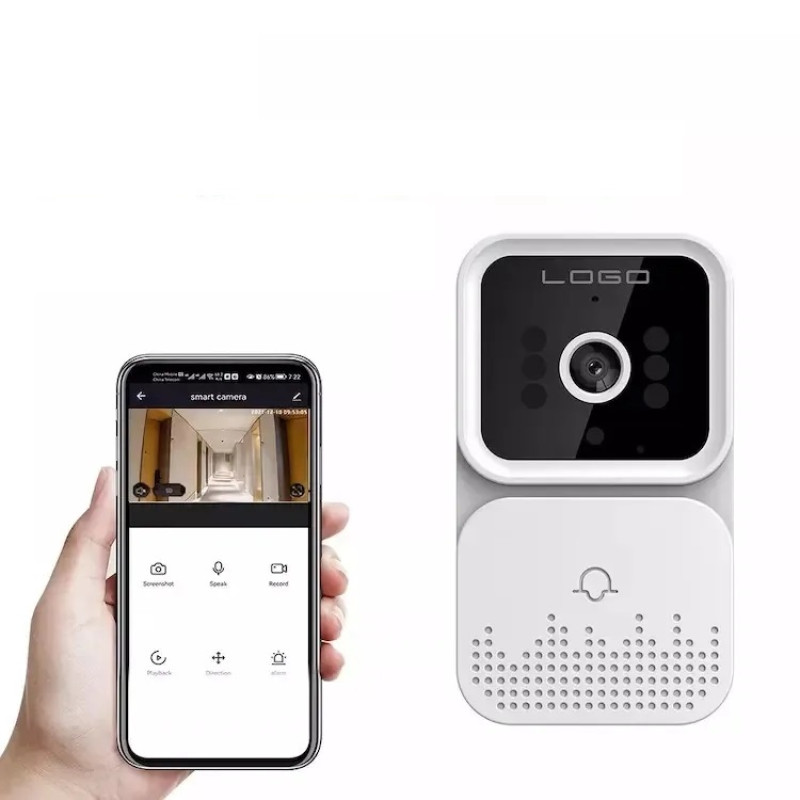 Бездротовий дверний відеодзвінок WiFi Smart Doorbell M6 (Білий)