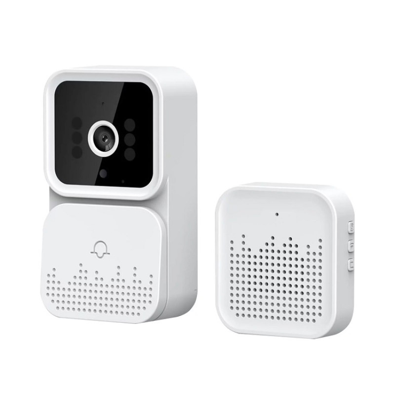 Бездротовий дверний відеодзвінок WiFi Smart Doorbell M6 (Білий)