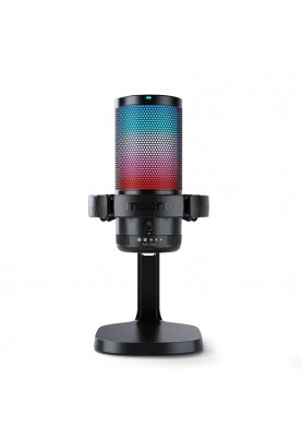 Конденсаторний ігровий мікрофон Maono DM20 з RGB-підсвічуванням (Чорний)