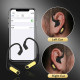 Bluetooth-модуль KZ AZ15 з завушинами та підтримкою AptX і AAC (Чорний)