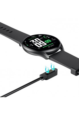 Розумний годинник Lemfo GTR1 з вимірюванням тиску та пульсу (Чорний)