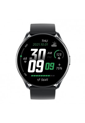 Розумний годинник Lemfo GTR1 з вимірюванням тиску та пульсу (Чорний)