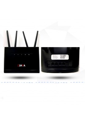 3G/4G модем і Wi-Fi роутер Zjiapa A80 з 4 антенами (Чорний)
