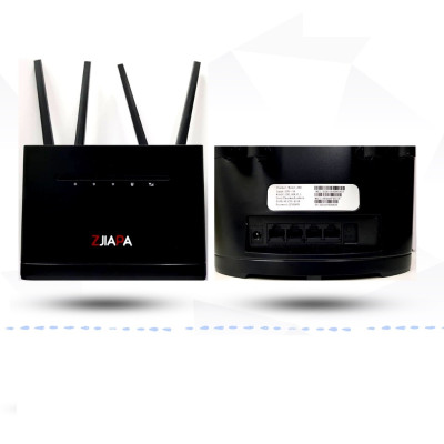 3G/4G модем і Wi-Fi роутер Zjiapa A80 з 4 антенами (Чорний)