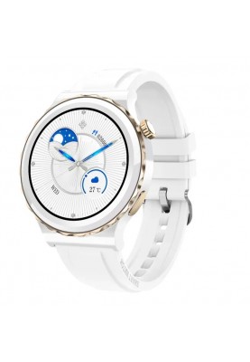 Розумний годинник Lemfo E23 з вбудованим мікрофоном (Білий)