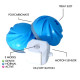М'ячик для собак Cheerble Wickedball Cyclone C1801-C (Синій)