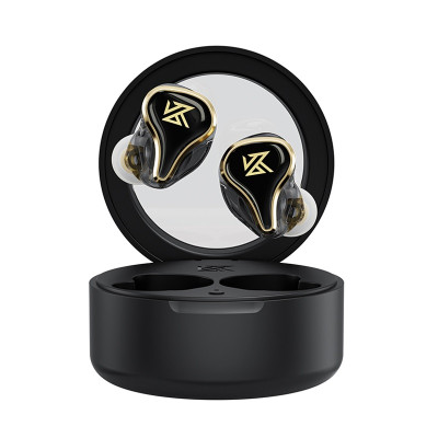 Бездротові Bluetooth навушники KZ SK10 з ігровим режимом (Чорний)