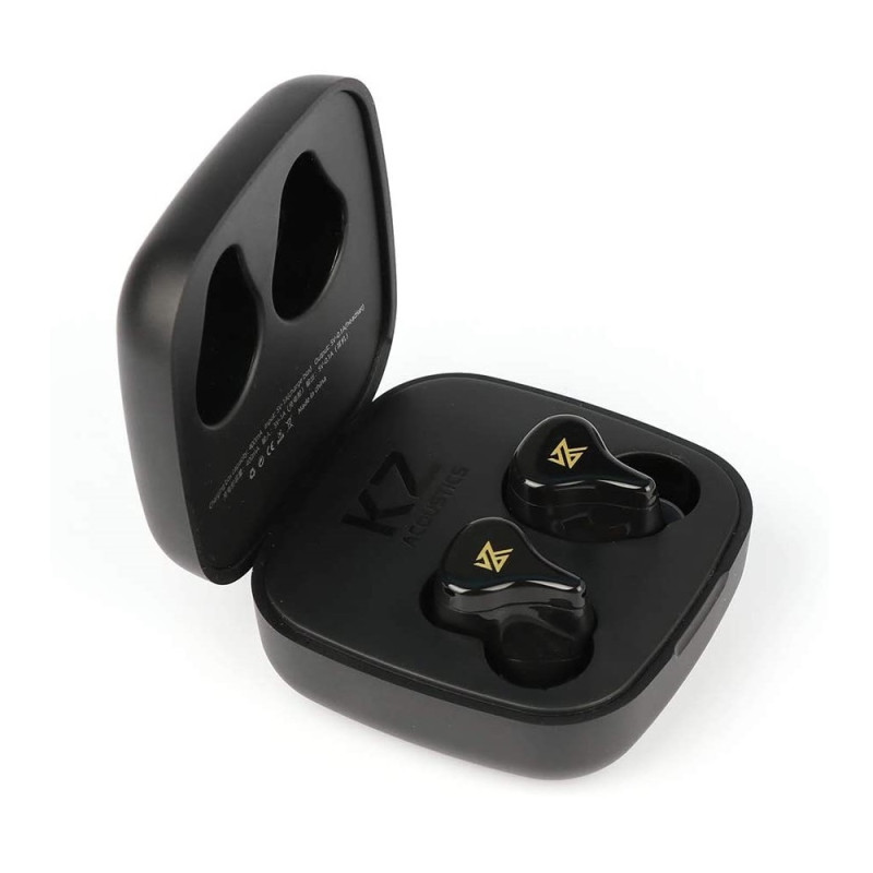 Бездротові Bluetooth навушники KZ Z1 з кейсом для зарядки (Чорний)