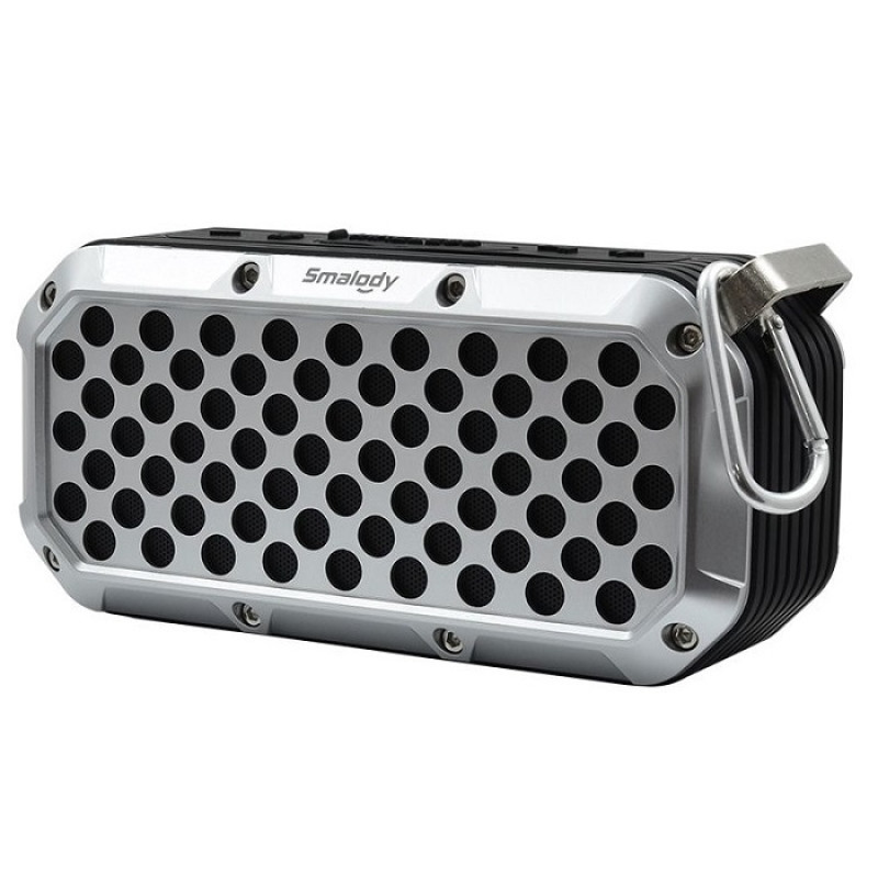Портативна Bluetooth колонка Smalody SL-15 (Сріблястий)