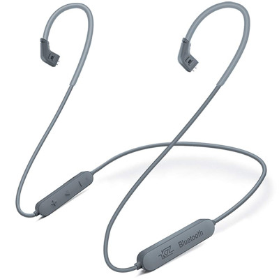 Bluetooth-адаптер KZ APTX-HD Bluetooth 5.0 cable upgrade Wire (C pin) (Сірий)