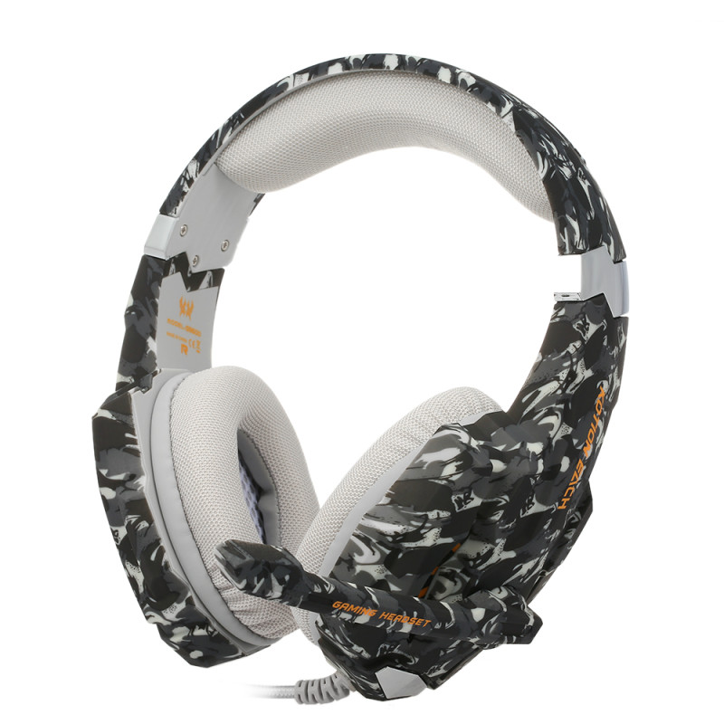 Геймерські навушники Kotion Each G9600 з підсвіткою (Чорний)
