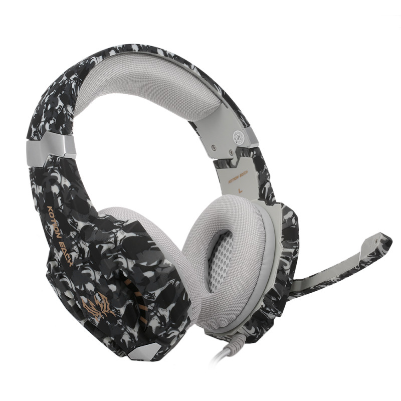 Геймерські навушники Kotion Each G9600 з підсвіткою (Чорний)