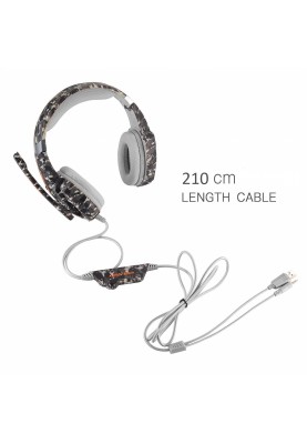 Геймерські навушники Kotion Each G9600 з підсвіткою (Чорний)