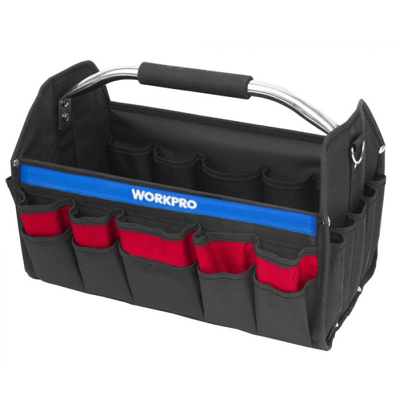 Складна сумка для інструментів Workpro WP281011, розмір 400 мм (Чорний)