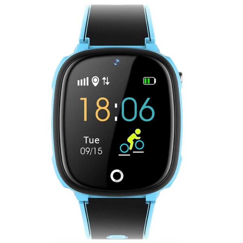 Дитячий смарт-годинник Lemfo DF50 Light Edition з камерою і GPS відстеженням (Синій)