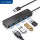USB hub Acasis AB3-L412 на 4 порти USB 3.0, 120 см (Чорний)
