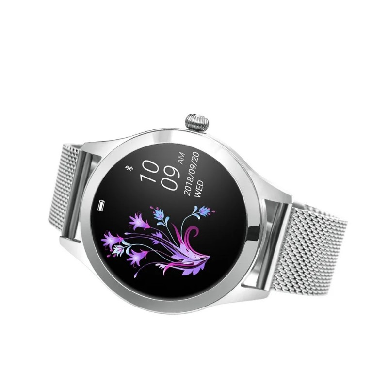 Розумний смарт годинник King Wear KW10 Metal із захистом від води (Сріблястий)