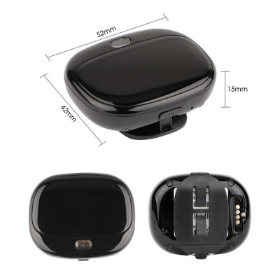 GPS трекер для собак GPS Tracker V43 з відстежуванням (Чорний)