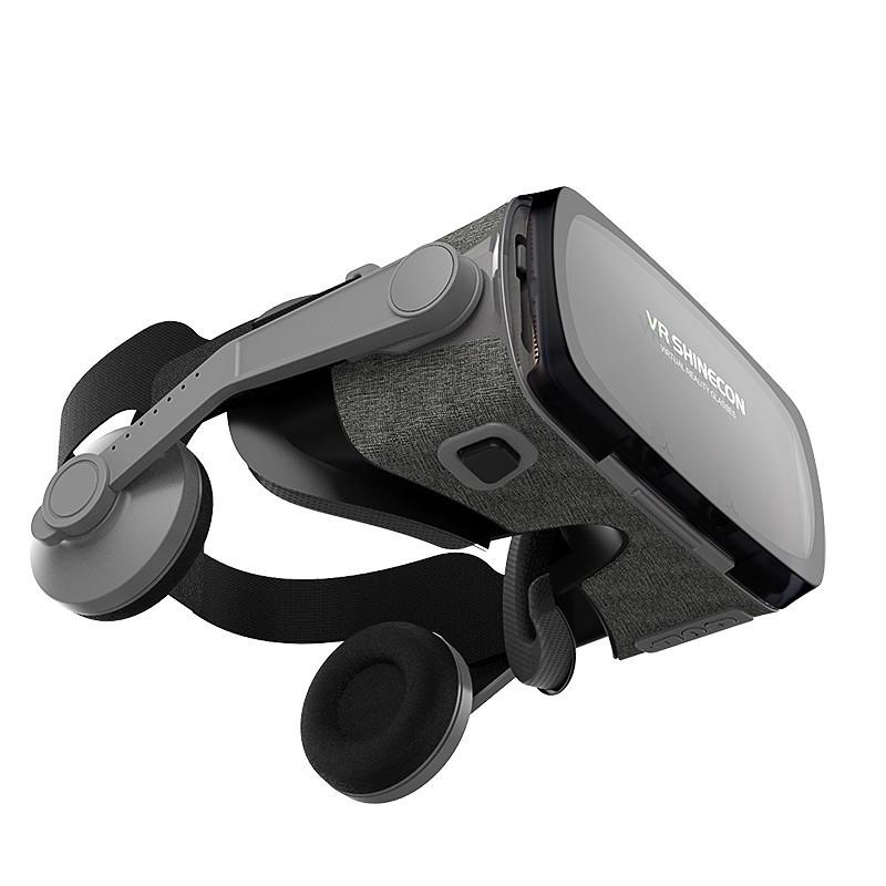 Гарнітура віртуальної реальності Shinecon SC-G07E з навушниками (Чорно-сірий)