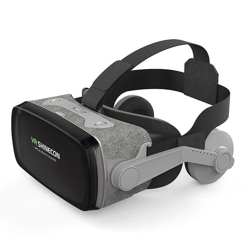 Гарнітура віртуальної реальності Shinecon SC-G07E з навушниками (Чорно-сірий)