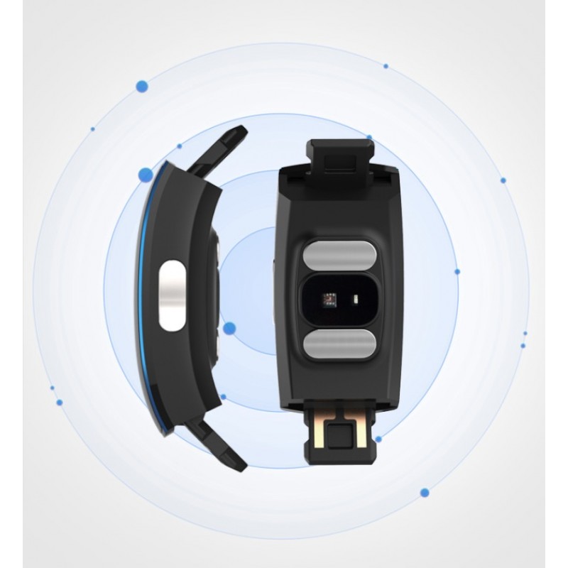 Розумний фітнес-браслет Lemfo P3 Plus з ЕКГ і тонометром (Чорний)