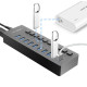 USB hub Acasis P-10 (Чорний)