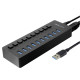 USB hub Acasis P-10 (Чорний)
