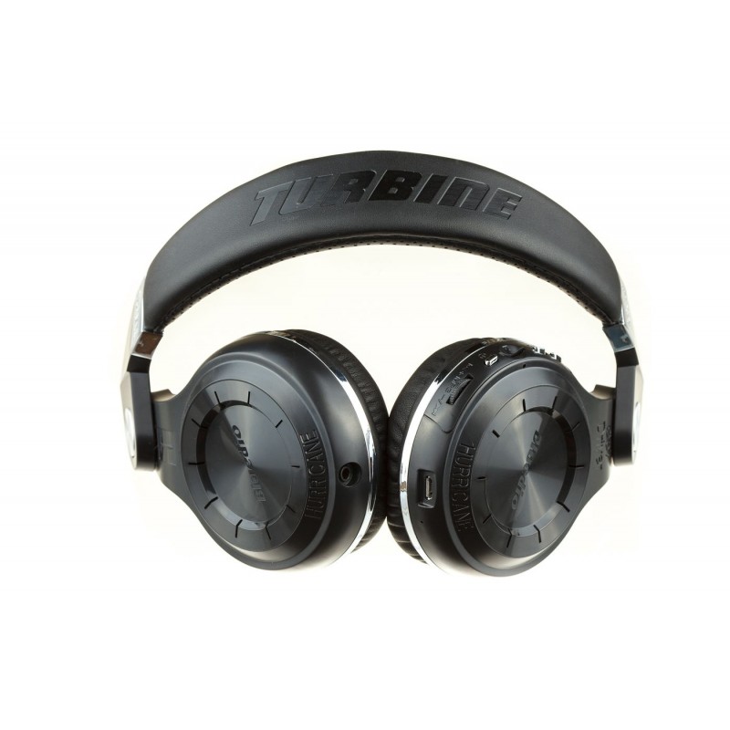 Бездротові Bluetooth навушники Bluedio T2 Plus з вбудованим радіо (Чорний)