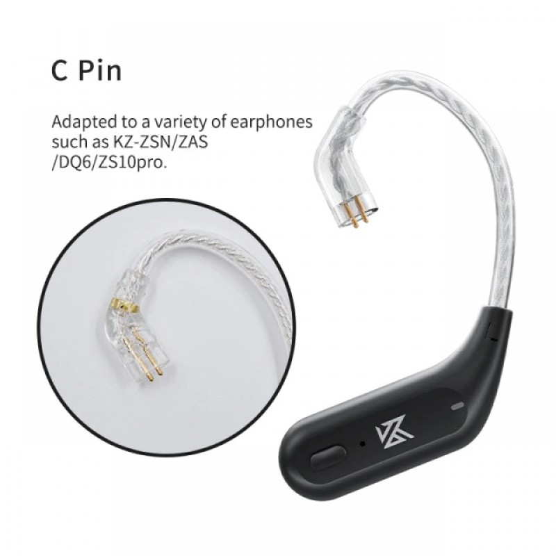 Bluetooth-модуль KZ AZ09 з завушинами (C pin) (Чорний)