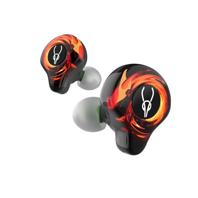Бездротові Bluetooth навушники Sabbat G12 Elite Truth з підтримкою ігрового режиму (Чорно-помаранчевий)