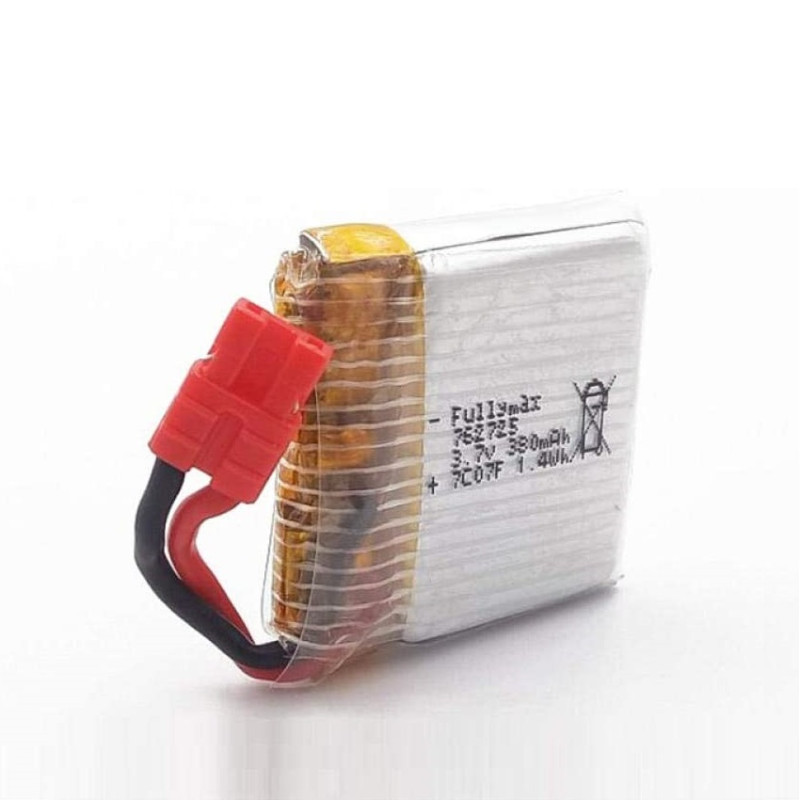 Додатковий акумулятор Li-Po 3.7V 380mAh для квадрокоптера Syma X26 (Сірий)