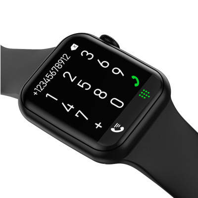Розумний годинник NO.1 DT100 Pro Silicone з вимірюванням пульсу (Чорний)