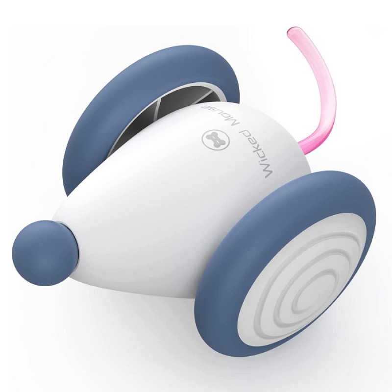 Інтерактивна іграшка для котів Cheerble Wicked Mouse C0821 (Біло-синій)