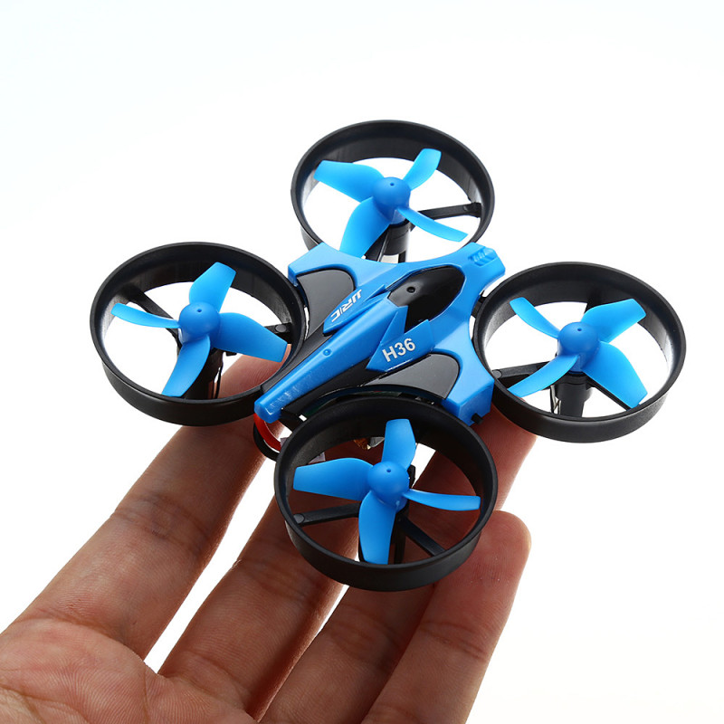 Міні квадрокоптер JJRC H36 з 6-ти осьовим гіроскопом (Синій)