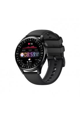 Розумний годинник Lemfo D3 Pro з мікрофоном (Чорний)