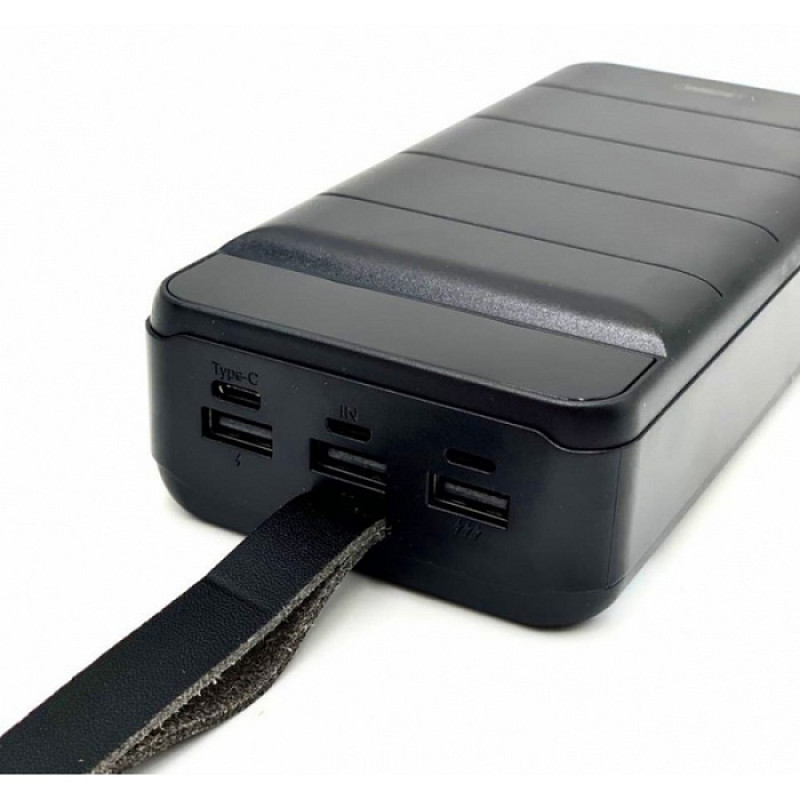 Зовнішній акумулятор з ліхтариком 50000 mAh 3x USB Remax RPP-185 (Чорний)