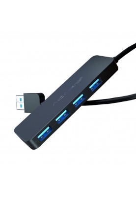 USB hub Acasis AB3-L46 на 4 порти USB 3.0 (Чорний)