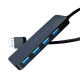 USB hub Acasis AB3-L46 на 4 порти USB 3.0 (Чорний)