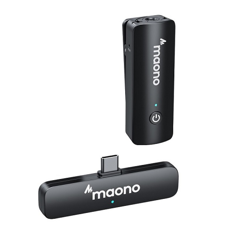 Компактна бездротова мікрофонна система MAONO AU-WM600-C1 (Чорний)