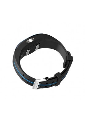 Розумний фітнес-браслет Jiks Fit з тонометром та виміром ЕКГ (Чорно-синій)