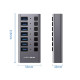 USB hub Acasis H707 на 7 портів USB 3.0 (Сірий)