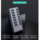 USB hub Acasis H707 на 7 портів USB 3.0 (Сірий)