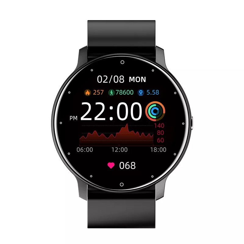 Розумний годинник Jiks Watch Lite з вимірюванням артеріального тиску (Чорний)