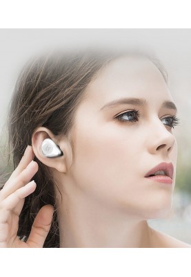 Бездротові Bluetooth навушники KZ S2 з сенсорним управлінням (Білий)